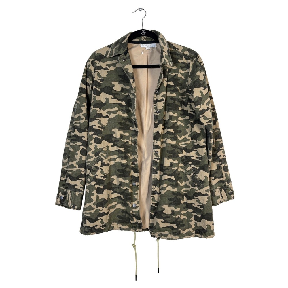 Spiritual Gangster Dope Soul Camo Utility Jacket Womens Small NWOT